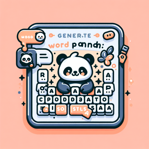Word Panda: Clásico y Adorable Juego de Palabras